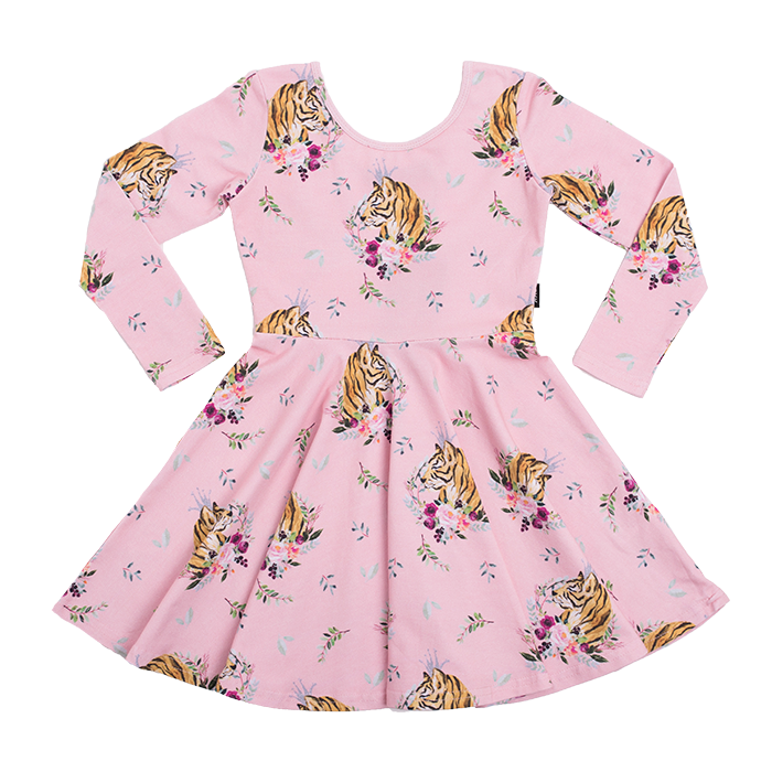 Rock Your Kid Wild Floral Mabel Dress CLOTHING GIRL Girls Dresses Kids Clothing NZ Shop Online Kid Republic W19 Rock Your Kid D1