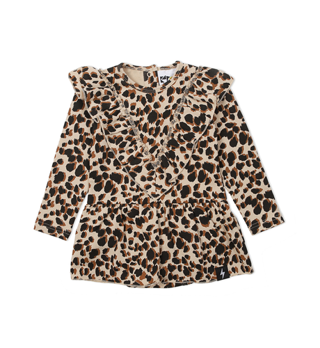Kapow Leopard Print Baby Dress