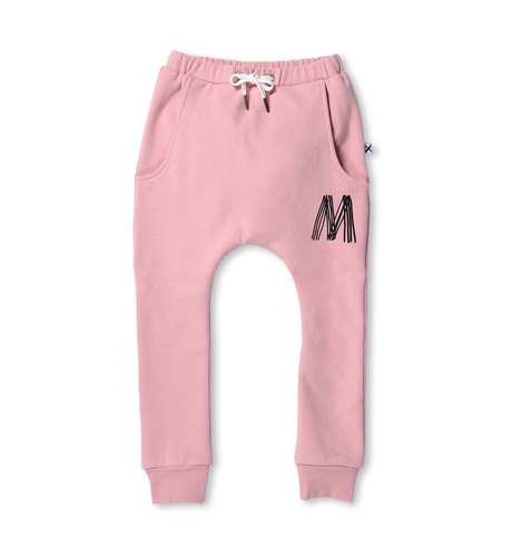 Minti Furry Drop Trackies - Muted Pink