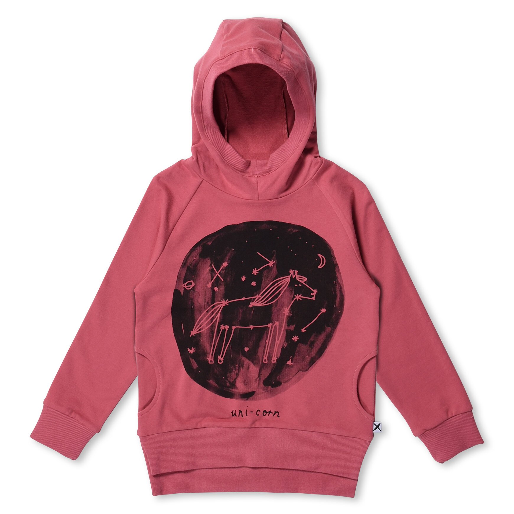 Minti Furry Hood - Sunshine Skater Aqua/Zest/Pink main image 1