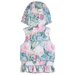 Paper Wings Frilled Puffer Vest - Hearts and Roses