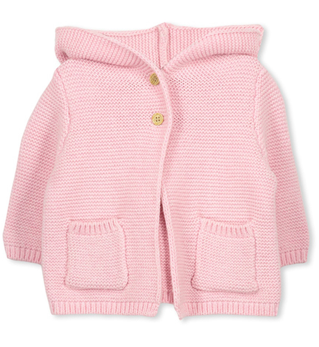 Milky Baby Knit Jacket - Pink Marle