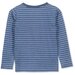 Milky Garment Dyed Stripe Tee - Blue Stripe