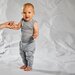 LFOH Basics Baby Singlet - Grey Marle
