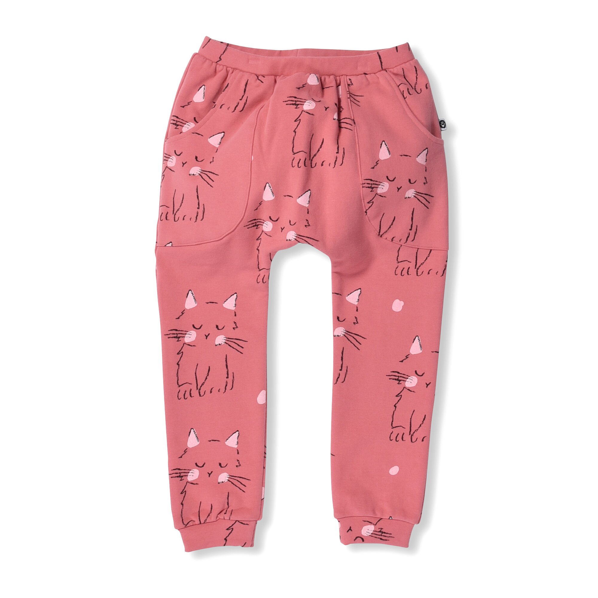 Littlehorn Kitty Sweatpant Dark Pink CLOTHINGGIRLGirls Pants