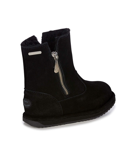 emu short black boots
