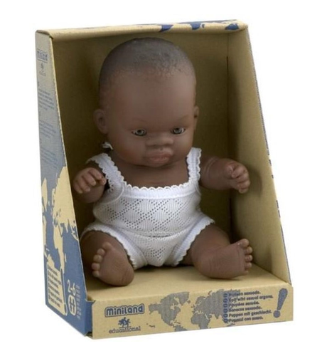 Anatomically Correct Baby 21cm African - Girl