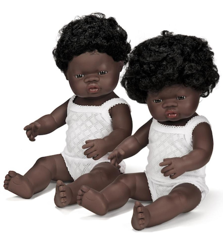 Anatomically Correct Baby 38cm African - Girl