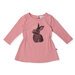 Minti Baby Uni-Bunny Furry Dress - Muted Pink