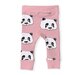 Minti Baby Cheeky Panda Furry Trackies - Muted Pink