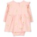 Milky Feather Baby Dress - Rose Quartz