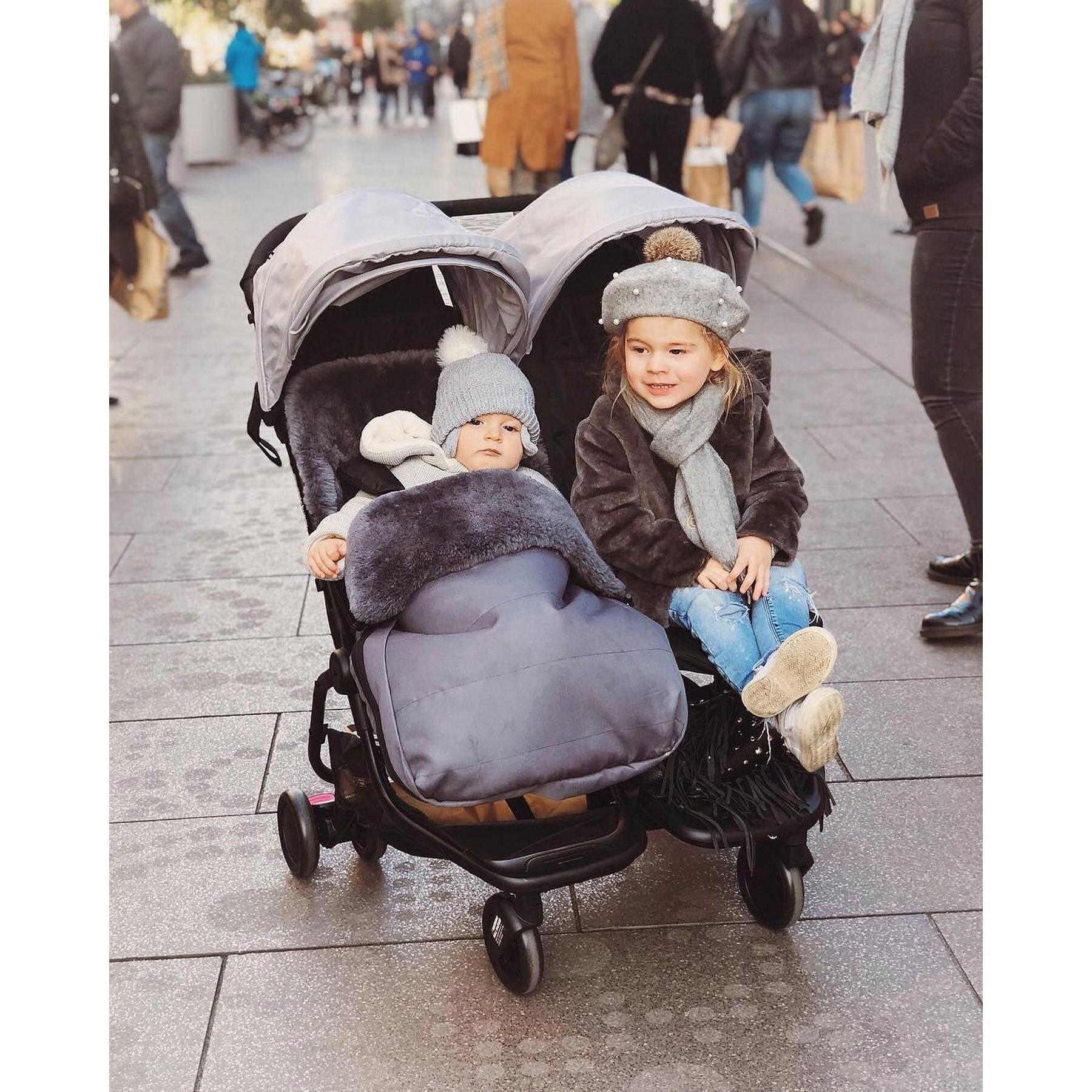 Mountain Buggy Nano Duo Silver BABY ESSENTIALS-Strollers