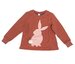 Littlehorn Bunny Stamp Sweat - Currant