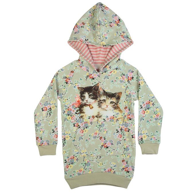 cat hoodie dress