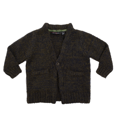 Rock Your Baby Vedder Cardigan - Green/Blk