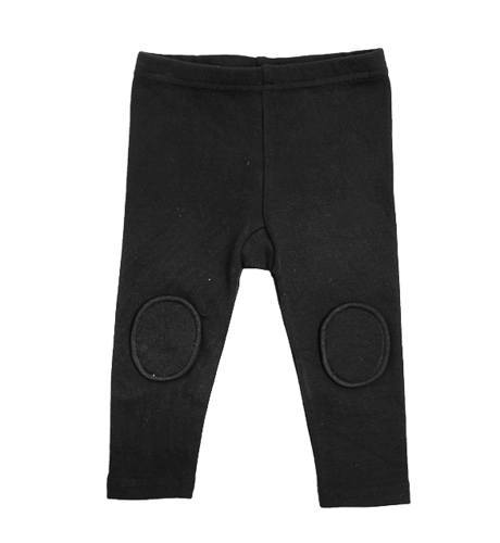 Rock Your Baby Knee Patch Tights - Black