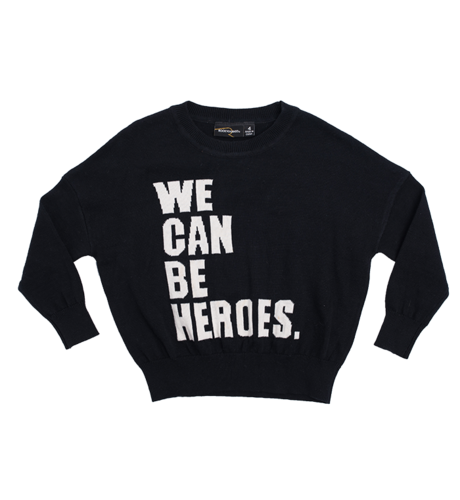 Rock Your Kid We Can Be Heroes Pullover