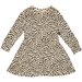 Huxbaby Leopard Skater Dress - Oyster