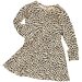 Huxbaby Leopard Skater Dress - Oyster