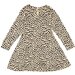 Huxbaby Leopard Skater Dress - Oyster