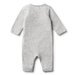 Wilson & Frenchy Grey Feather Long Sleeve Growsuit
