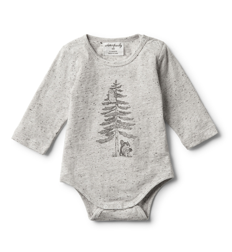 Wilson & Frenchy Hello Forest Long Sleeve Bodysuit