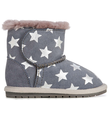 Emu Starry Night Toddle Boot - Charcoal