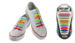 Easy Lace Flat Silicone Shoelace - Rainbow