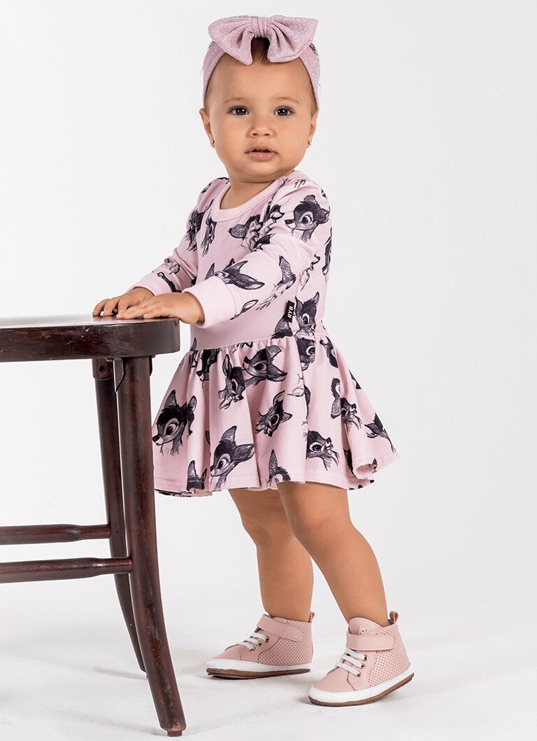 Rock Your Baby Bambi Love Waisted Dress - CLOTHING-BABY-Baby Dresses
