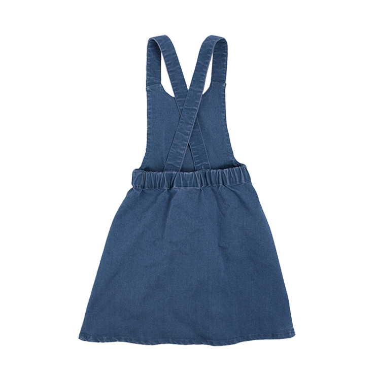 Buy Naughty Ninos Girls Pure Cotton Printed Pinafore Dress with T-Shirt  (NN00924DRS_3-4 Years) Blue at Amazon.in