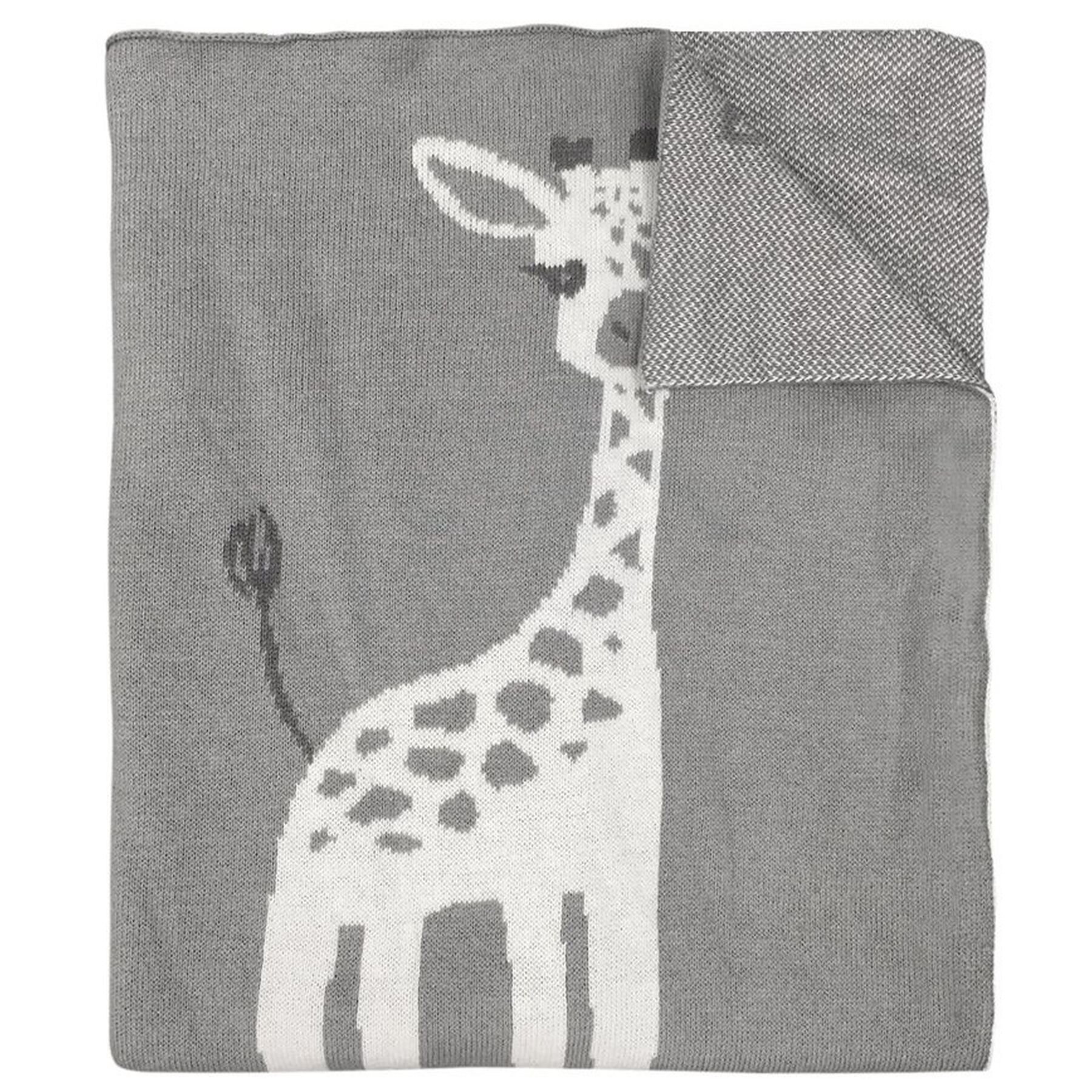 Mr Fly Knitted Blanket Giraffe NURSERYBedding Kids Clothing NZ