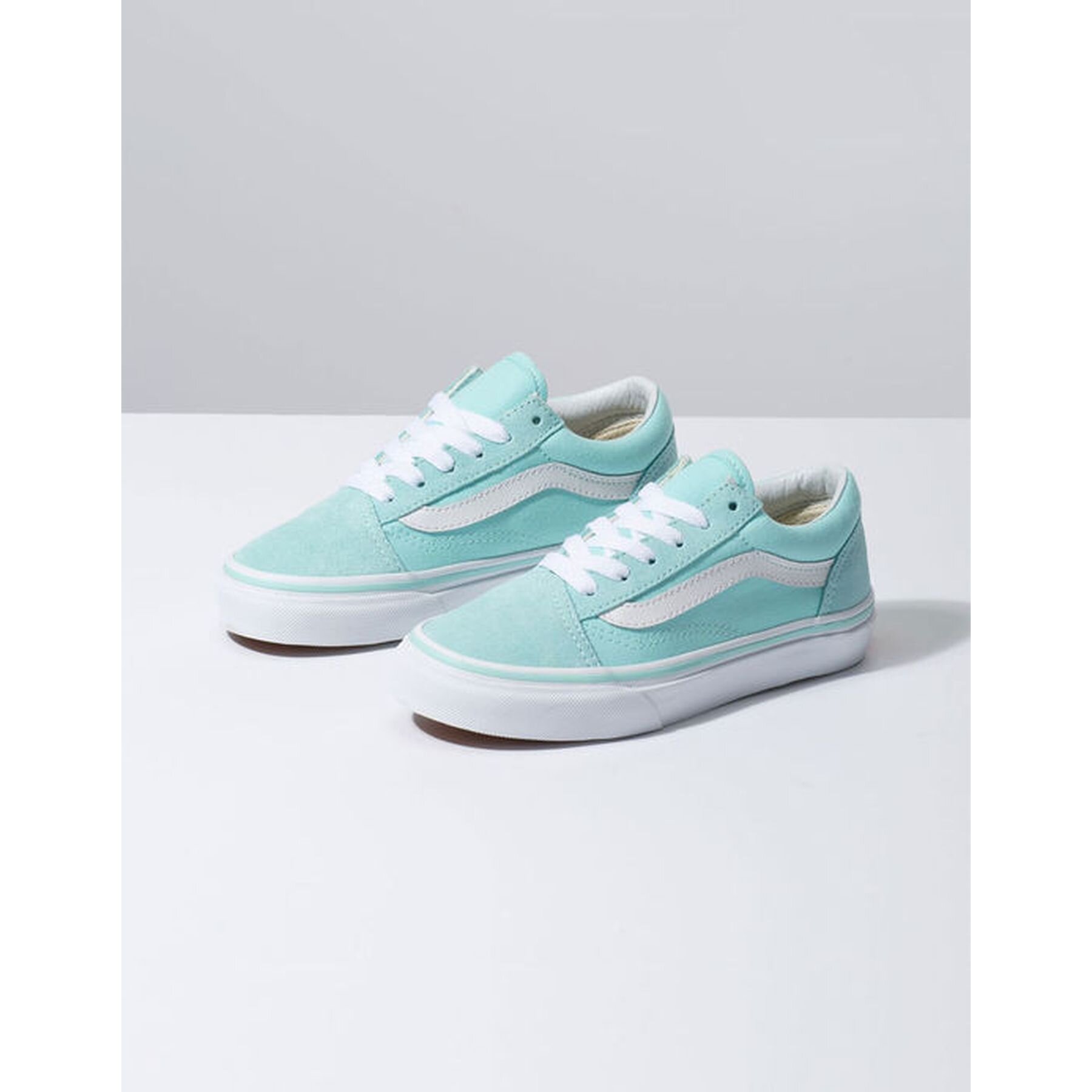 teal vans kids