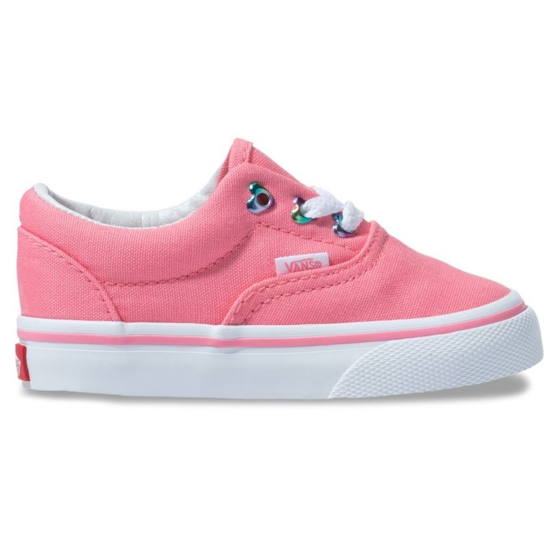 Vans Toddler Era Heart Eyelet - Strawberry/True White - SALE-Footwear ...