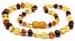 Amber Teething Necklace - Multicolour