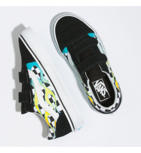velcro flame vans