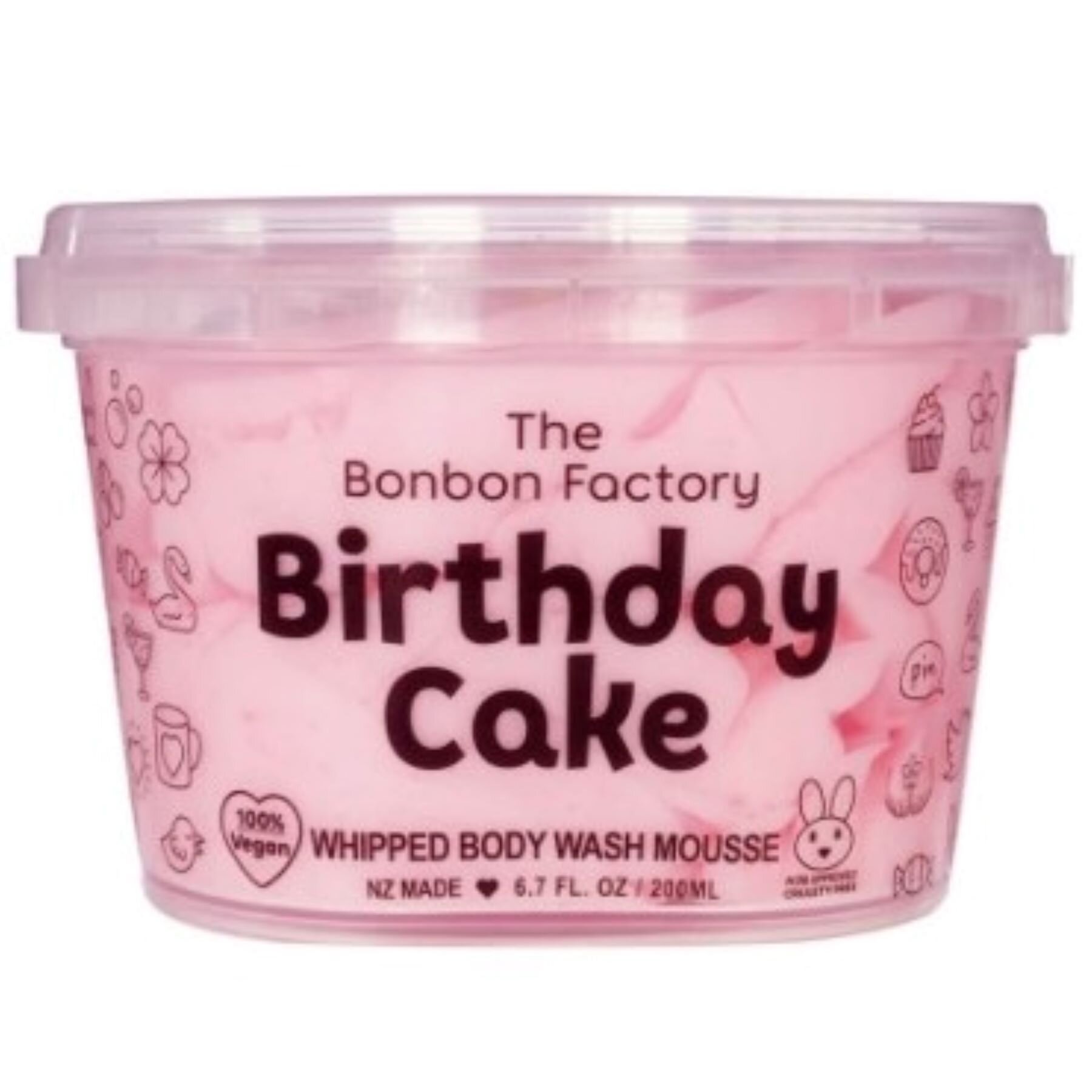 birthday cake body wash