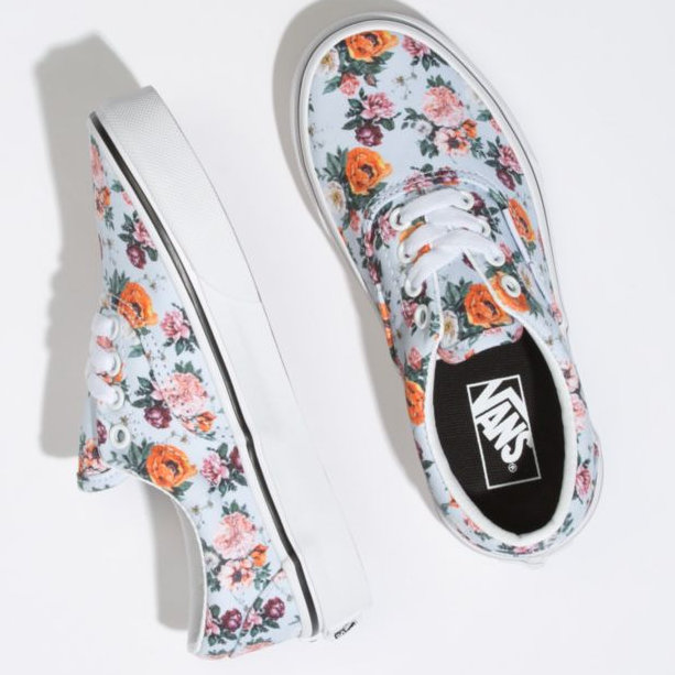 vans kids floral