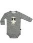 Hux Baby Leopard L/s Onesie