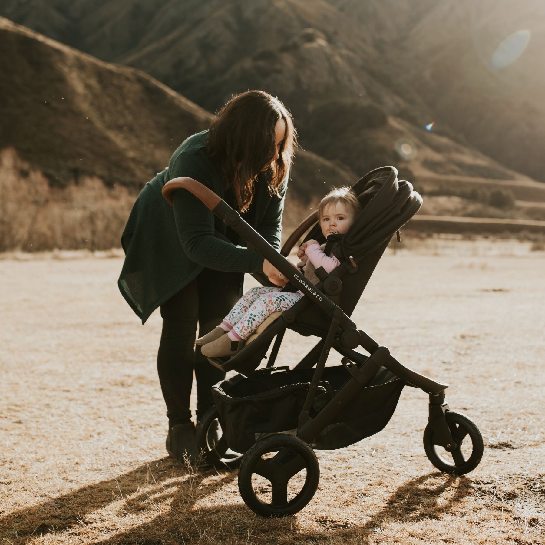 black stroller for girl