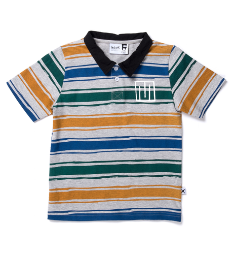 Minti Chalk Stripe Rugby Tee