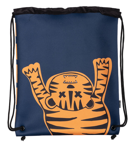 Band of Boys Swim Bag Orange Tiger Navy