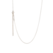 Flickering Flower Pendant & Necklace - Silver