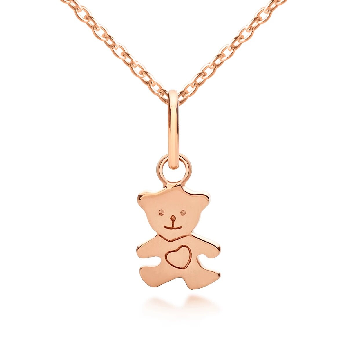 Bear and rose teething necklace cheap