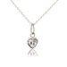 Sparkle Heart Pendant & Necklace - Silver
