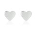 Shiny Baby Hearts Earrings - Silver