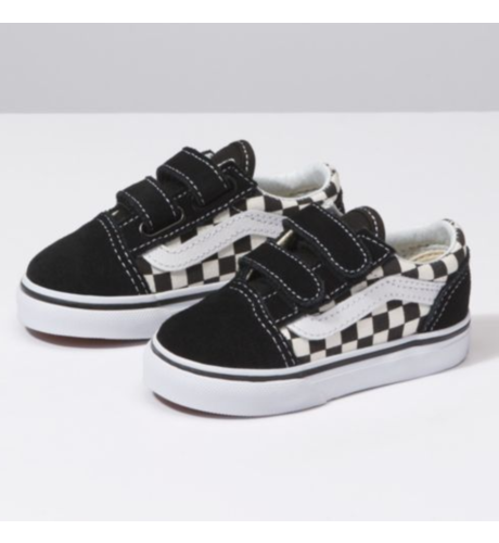 Vans Toddler Old Skool Velcro - Primary Check