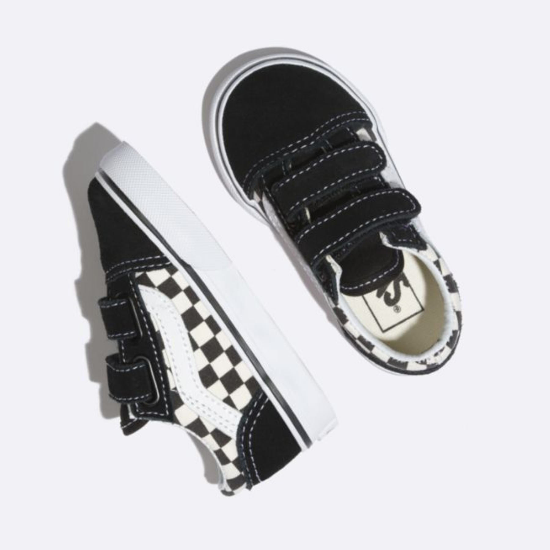 vans old skool velcro on feet