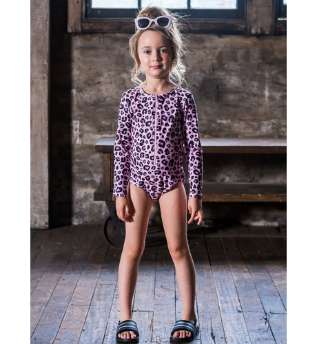 Rock Your Kid Pink Leopard One-Piece