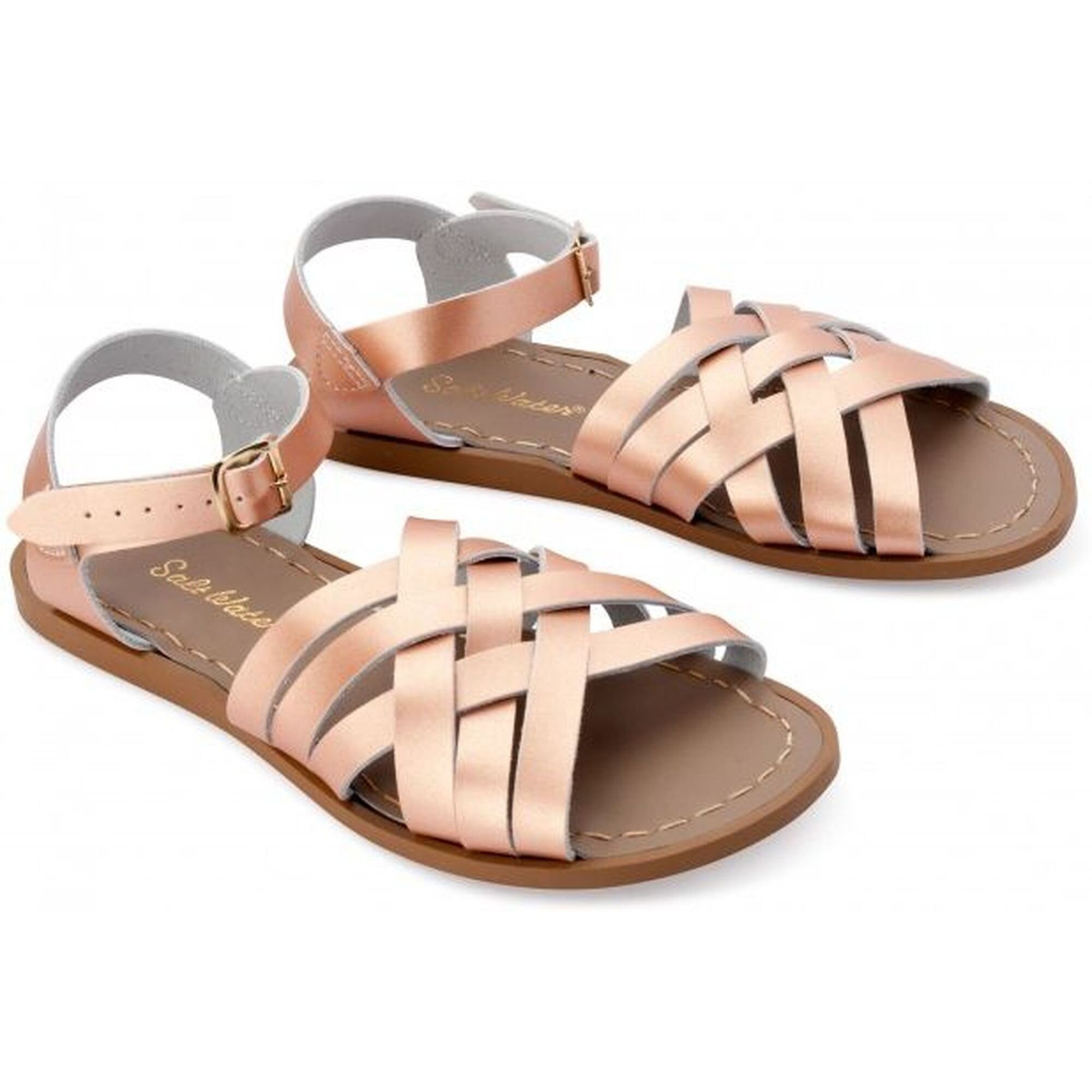 kids rose gold sandals