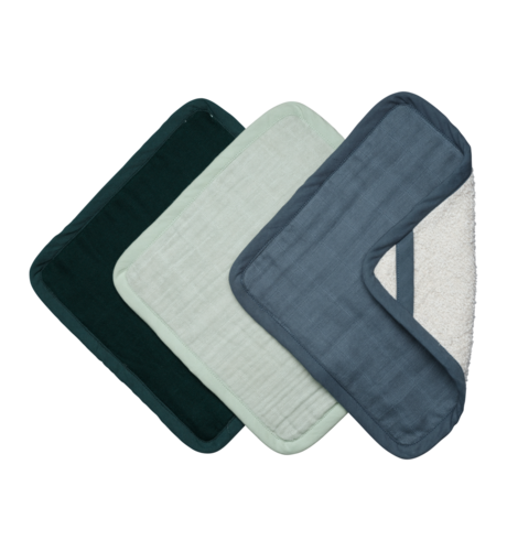 Fabelab Washcloths 3 Pk - Coastline